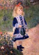 A Girl with a Watering Can Pierre Auguste Renoir